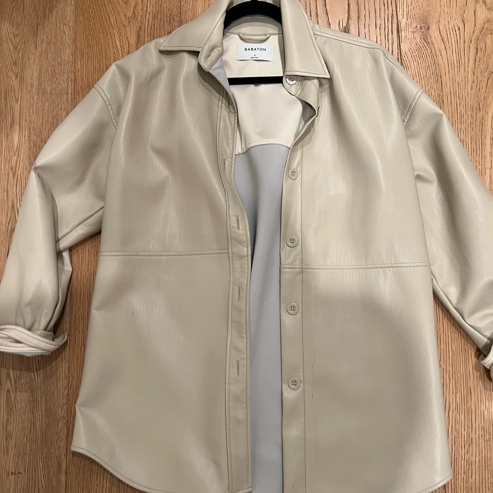 Aritzia Babaton Leather Jacket size small